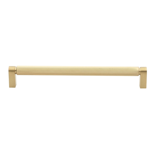 Gliderite Hardware 8-3/4 in. Center to Center Knurled Bar Pull Satin Gold 4788-224-SG-1 - main